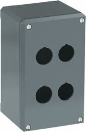 4 Hole Enclosure Grey Aluminum, ARRA and BAA Compliant