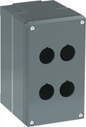 4-Hole Deep Enclosure, Grey Aluminum, ARRA & BAA Compliant