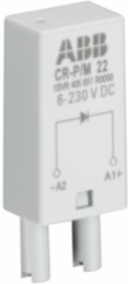 CR-P/M 42C Pluggable Module Diode with Red LED, 110V DC, 24 mm Height