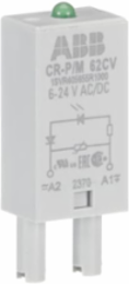 CR-P/M 62CV Pluggable Module with LED Green, 6-24V AC/DC, 24mm Height