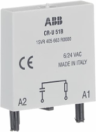 CR-U 51B Pluggable Module, 6-24V AC/DC, 24mm Height, Spark Quenching