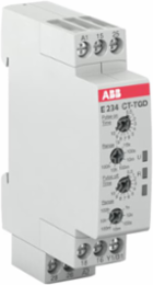 Electronic Time Relay Pulse Generator, 2 c/o, 24-240VAC, 0.05s-100h