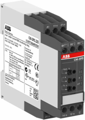 Current Monitoring Relay 2 c/o, 110-130V AC, 3-30mA, Adjustable Delay