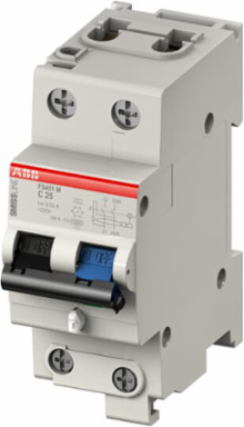 FS451M Residual Current Breaker 2 Poles 10A 30mA C Characteristic