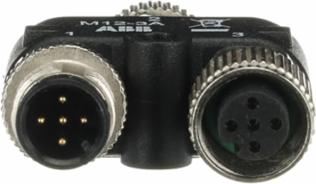 M12-3A M12 Y-CONNECTOR TYPE ABB