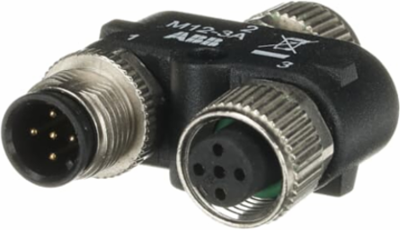 M12-3A M12 Y-CONNECTOR TYPE ABB