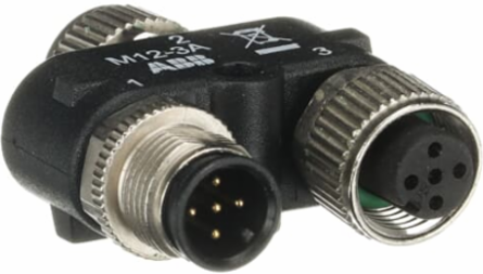 M12-3A M12 Y-CONNECTOR TYPE ABB