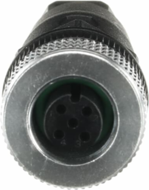 M12-C01 M12X5 FEMALE SCREW CON