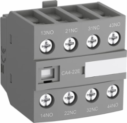 FRNT MNT AUX, 2NO/2NC, AF09-AF16