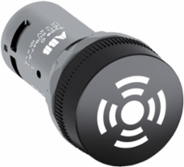 CONTINUOUS BUZZER BLACK 110-130VDC
