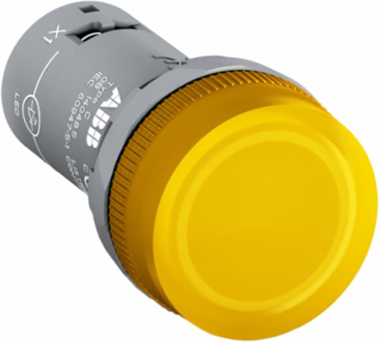 PILOT LIGHT CL2 YELLOW 230V AC
