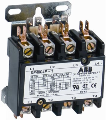 DP CONTR,40A,4P,120/60