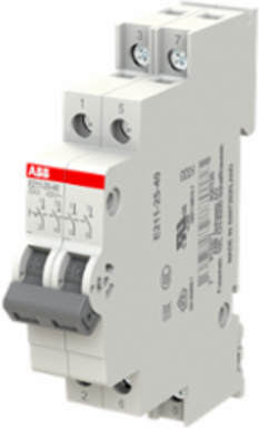 E211-25-40ON-OFF Switch,25 A,acc. to EN 250/400 V AC,4NO,0NC,0CO, El. Color:Grey, MW:1