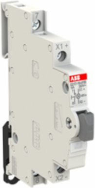 E217-16-01B48Luminous Pushbutton,16 A,acc. to EN 250 V AC,0NO,1NC,0CO, El. Color:Grey,1LED,White, MW:0.5