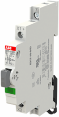 E217-16-01D48Luminous Pushbutton,16 A,acc. to EN 250 V AC,0NO,1NC,0CO, El. Color:Grey,1LED,Green, MW:0.5