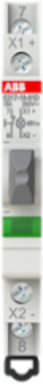 E217-16-01D48Luminous Pushbutton,16 A,acc. to EN 250 V AC,0NO,1NC,0CO, El. Color:Grey,1LED,Green, MW:0.5