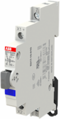 E217-16-01G48Luminous Pushbutton,16 A,acc. to EN 250 V AC,0NO,1NC,0CO, El. Color:Grey,1LED,Blue, MW:0.5