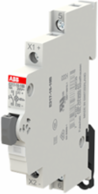 E217-16-10B48Luminous Pushbutton,16 A,acc. to EN 250 V AC,1NO,0NC,0CO, El. Color:Grey,1LED,White, MW:0.5