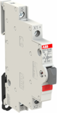 E217-16-10C220Luminous Pushbutton,16 A,acc. to EN 250 V AC,1NO,0NC,0CO, El. Color:Grey,1LED,Red, MW:0.5