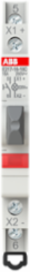 E217-16-10C220Luminous Pushbutton,16 A,acc. to EN 250 V AC,1NO,0NC,0CO, El. Color:Grey,1LED,Red, MW:0.5