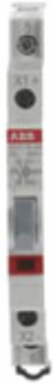 E217-16-10C48Luminous Pushbutton,16 A,acc. to EN 250 V AC,1NO,0NC,0CO, El. Color:Grey,1LED,Red, MW:0.5