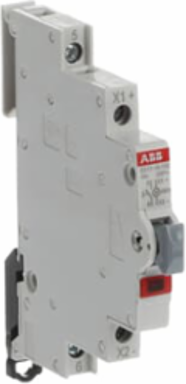 E217-16-10C48Luminous Pushbutton,16 A,acc. to EN 250 V AC,1NO,0NC,0CO, El. Color:Grey,1LED,Red, MW:0.5
