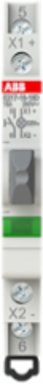 E217-16-10D220Luminous Pushbutton,16 A,acc. to EN 250 V AC,1NO,0NC,0CO, El. Color:Grey,1LED,Green, MW:0.5