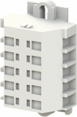 Terminal block din rails 5 pos