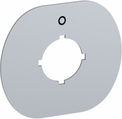 LEGEND PLATE FOR ENCLOSRE 1-SEAT, O