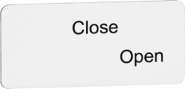 SPECIAL LEGEND PLATE CLOSE OPEN