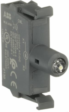 LED BLOCK, WHITE, 24 VDC, 2 POS