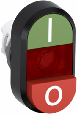 ILL DOUBLE PUSHBUTTON EXT., RED
