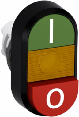 ILL DOUBLE PUSHBUTTON EXT., YELLOW
