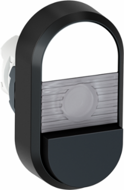 ILL DOUBLE PUSHBUTTON EXT., CLEAR