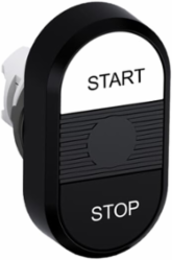 Push Button Switch, FL/FL, ST/ST, WHT/BLK, BKA - BAA/ARRA Compliant
