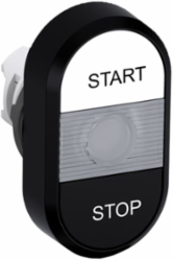 Momentary Double Pushbutton - Flush/Flush Actuator, IP66 Protection, Illuminated, 0.025 kg