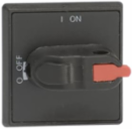 SEL HDL BLK DOOR MNT W/SCREWS