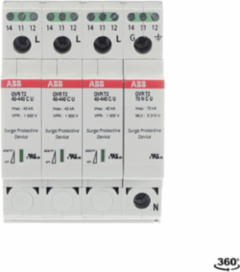 OVR SPD 3P+N 40KA 440V P TS