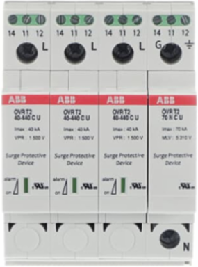 OVR SPD 3P+N 40KA 440V P TS