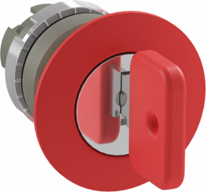 RED MUSH PB 40MM MAINT W/KEY 37