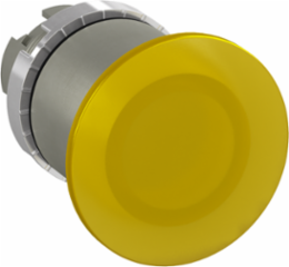 PUSH BUT MUSHROOM ILL 2 POS YELLOW