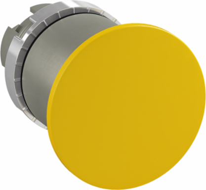 PUSH BUTTON MUSHROOM 2 POS YELLOW