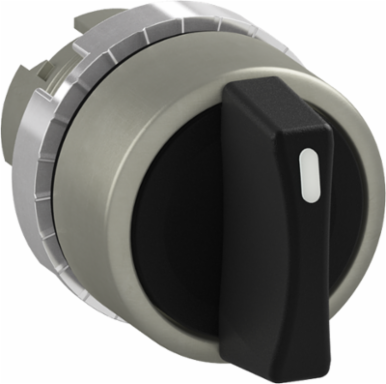 4 Position Selector Switch, Momentary from Right, Black Knob
