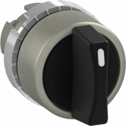 4 Position Selector Switch, Momentary from Right, Black Knob