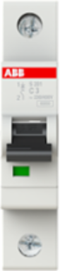 S201-C3 Miniature Circuit Breaker - 1P - C - 3 A