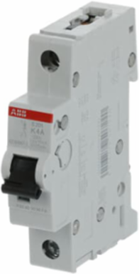 S201-K4 Miniature Circuit Breaker - 1P - K - 4 A
