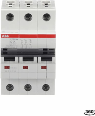 MCB ST200M 3P C 1A UL1077