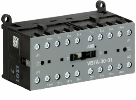 VB7A-30-01-84 Mini Reversing Contactor 110 ... 127 V AC - 3 NO - 0 NC - Screw Terminals