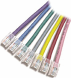Category 5 UTP 568B Patch Cable, Grey, RJ45M/RJ45M, 10 ft Length