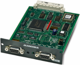 MGE JBus/Modbus Card, 0.66 lb, 1.10 Inch Height, 3.90 Inch Width, 5.71 Inch Depth